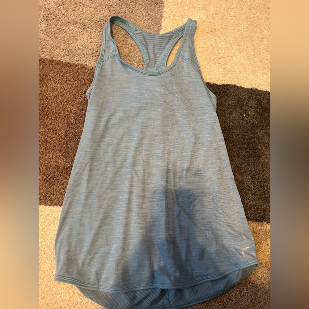 Women's Blue Lululemon Tank Top